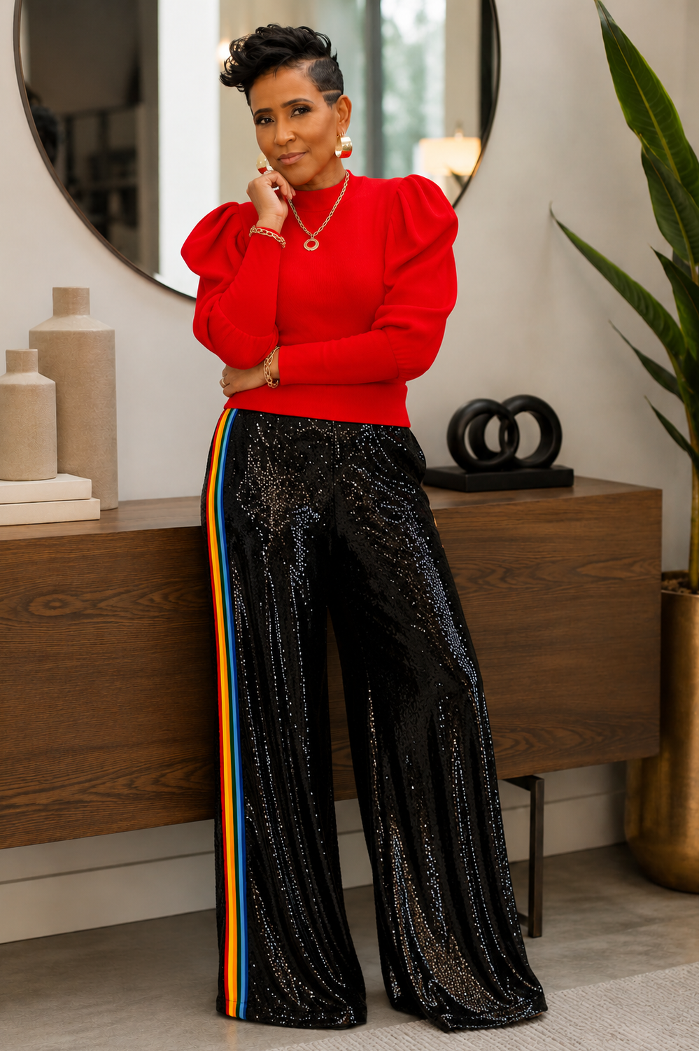 Midnight Luxe Sequin Pants