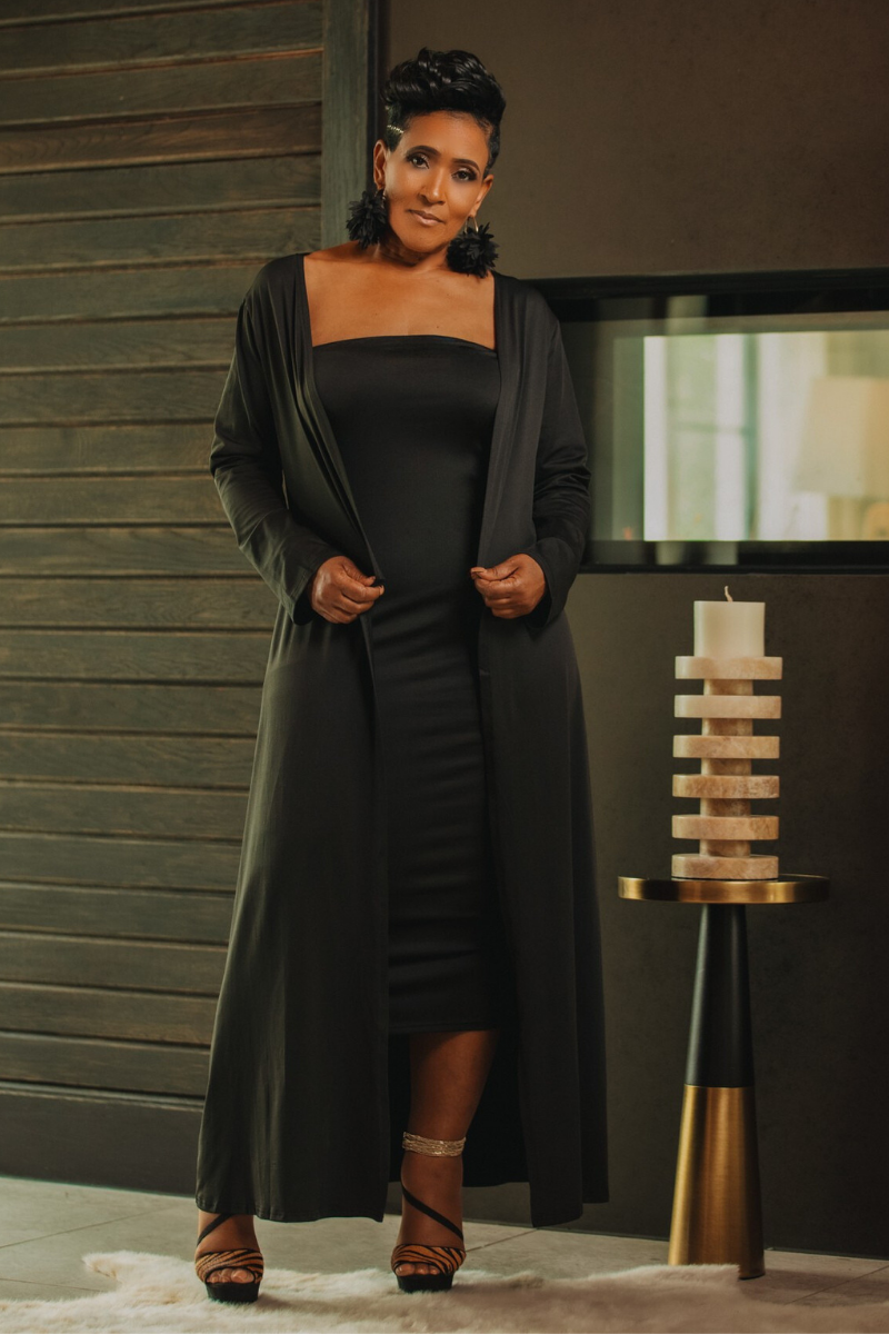 The Icon Cape Dress