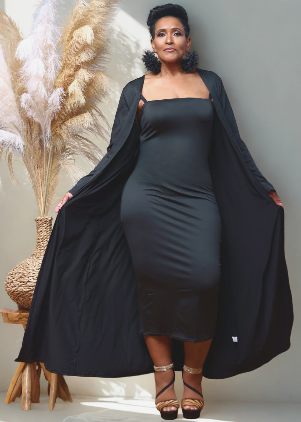 The Icon Cape Dress